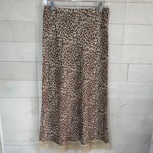 POL Animal Print Maxi Skirt NWOT size small